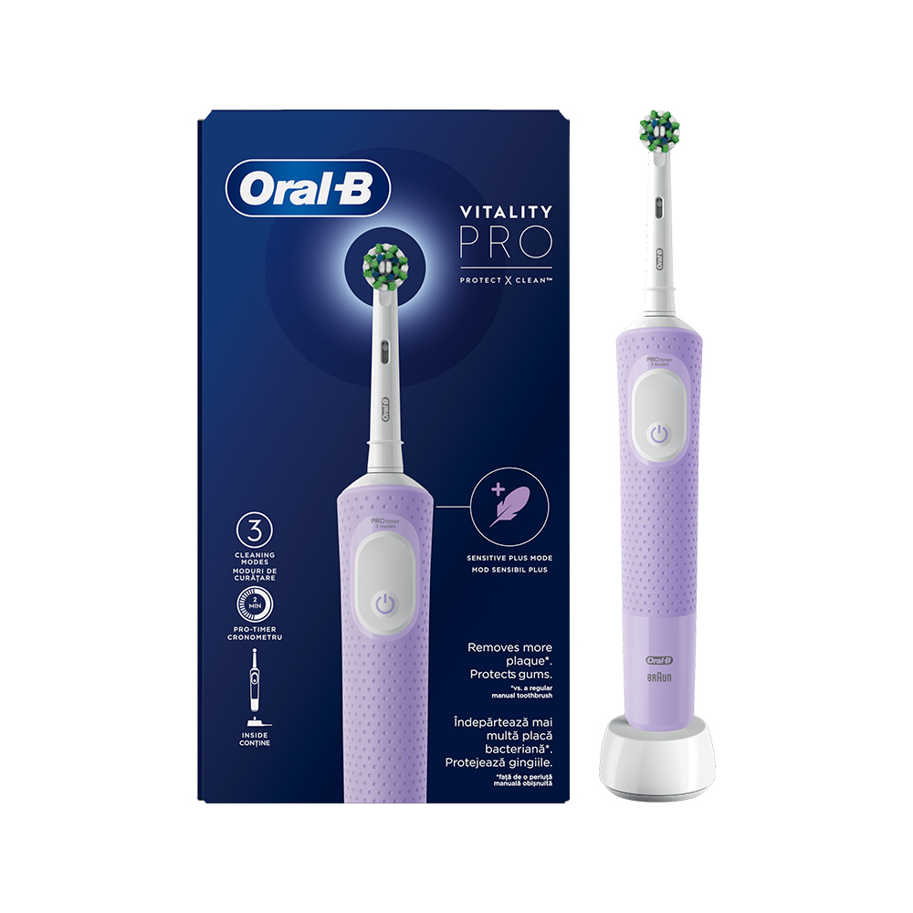 ORAL-B - VITALITY PRO Ηλεκτρική Οδοντόβουρτσα (lilac mist)